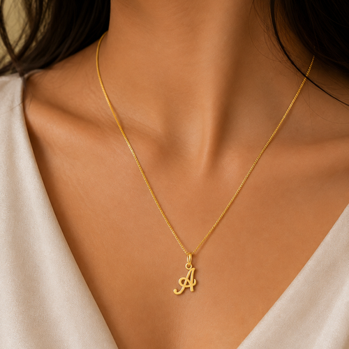 Elegant 'A' Pendant