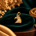Imperial Eagle Head Talisman Pendant - Fine Jewelry Pendant View - SURIYAS Jewel Studio