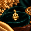 Siddhivinayak Crown Lord Ganesha Divine Pendant - Fine Jewelry Pendant View - SURIYAS Jewel Studio