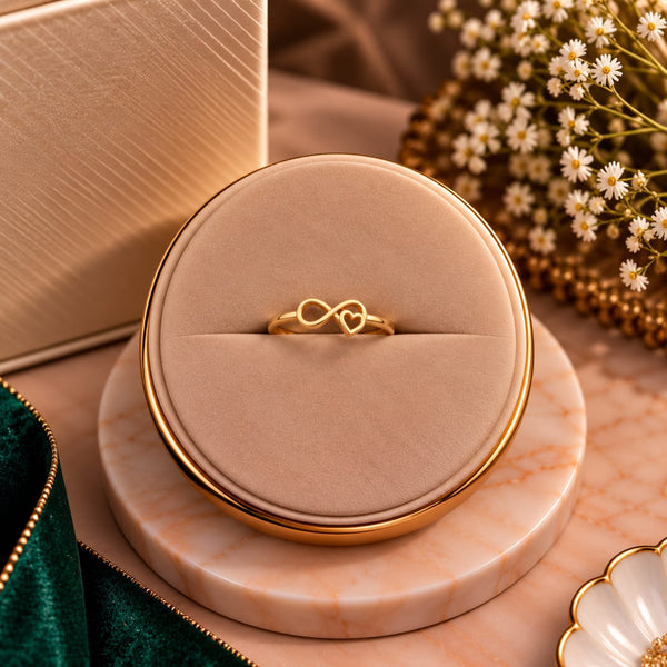 Infinity Figure-Eight Bypass Ring